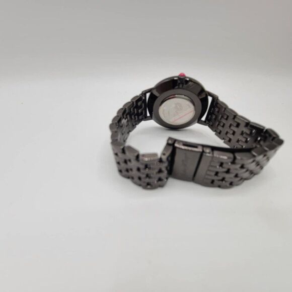 Betsey Johnson Love Betsey Watch Working!  Gun Metal Band New In Box! main image 8